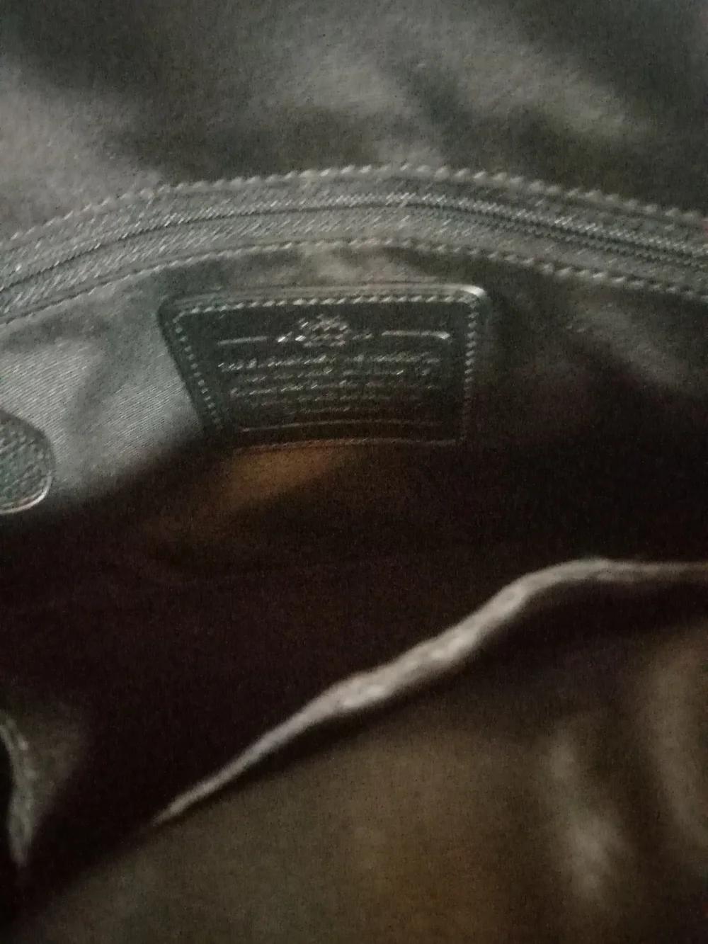 Coach Black Dome Satchel with Gold Hardware